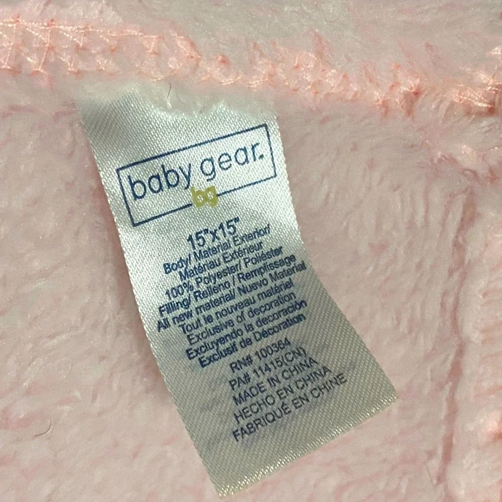 Thank Heaven For Little Girls Teddy Bear Lovey Plush Pink Security Blanket 2018